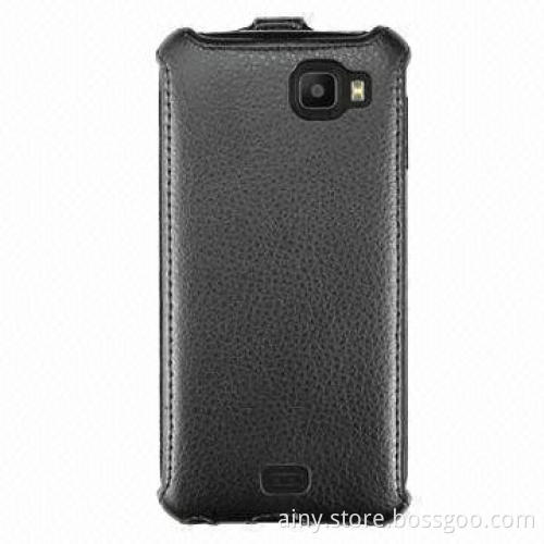 Ainy Natural Leather Case, Heat-setting Professional Design, for Fly IQ4411 Energie 2